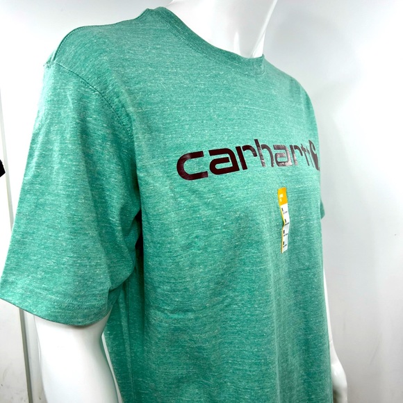 CARHARTT, GREEN, MEDIUM, LOOSE FIT, SHORT SLEEVES, T-SHIRT - Picture 2 of 12